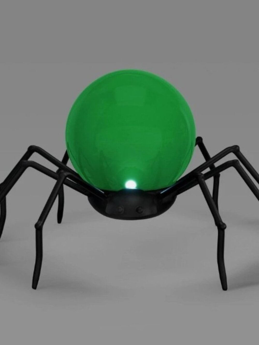 New Hyde and EEK! Lit Spider Metal Figurine Halloween Decor Batteries Included